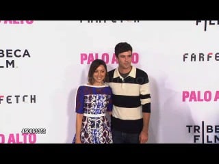 Aubrey plaza and blake lee at the "palo alto" los angeles premiere