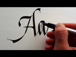 Италик // italic calligraphy for beginners m a calligraphy [каллиграфия и леттеринг]