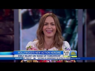 Emily blunt joins the trumps in a lemonade spoof