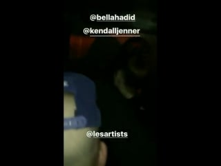 Кендалл и белла в ночном клубе «jangal» (21 января)