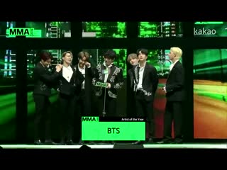 191030 mma bts are kings aka artist of the year