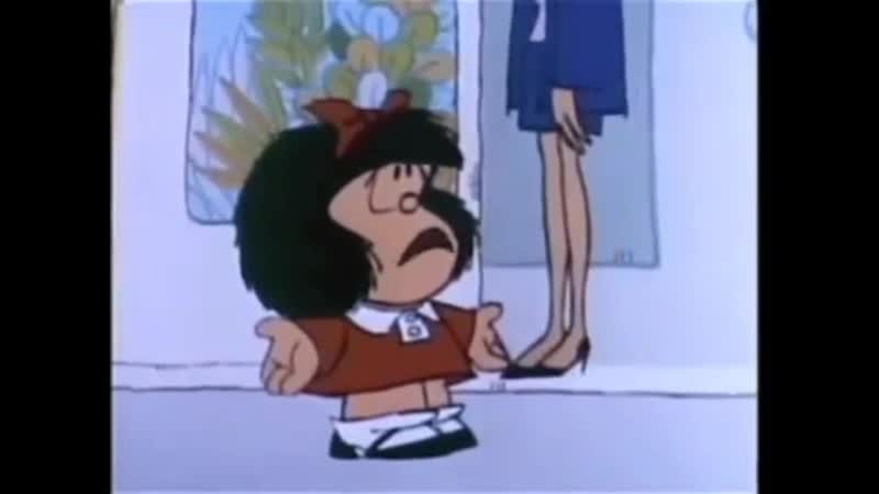 La respuesta porque mafalda reacсiona así