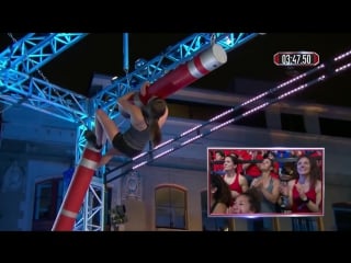 Девушка с ростом 150см впечатляет всех супер силой на финале воин ниндзя