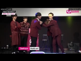 [170516] himchan & daehyun 'touch my body' game cut @ mwave meet & greet