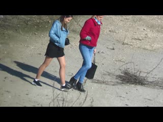 В телесных колготках 20 ден