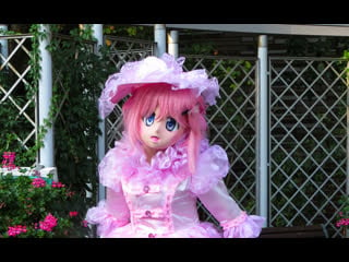 Millhiore in her ballgown pink overload