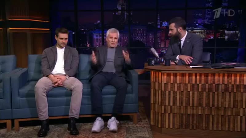 Гойко митич и милош бикович в гостях у вечернего урганта (