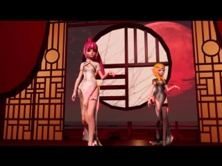 【极乐净土x龙之谷mmd】你们的黑白丝小姐姐在这里！