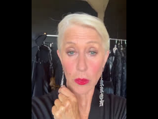 Helen mirren wearing earrings by rory rockmore