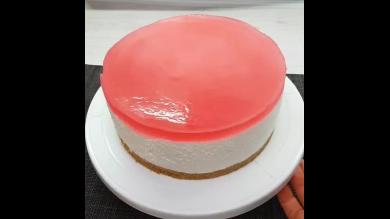 Чизкейк без выпечки (ингредиенты в описании видео)