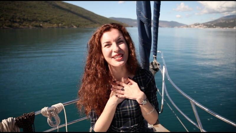 Яхта, море, черногория / отзыв дины