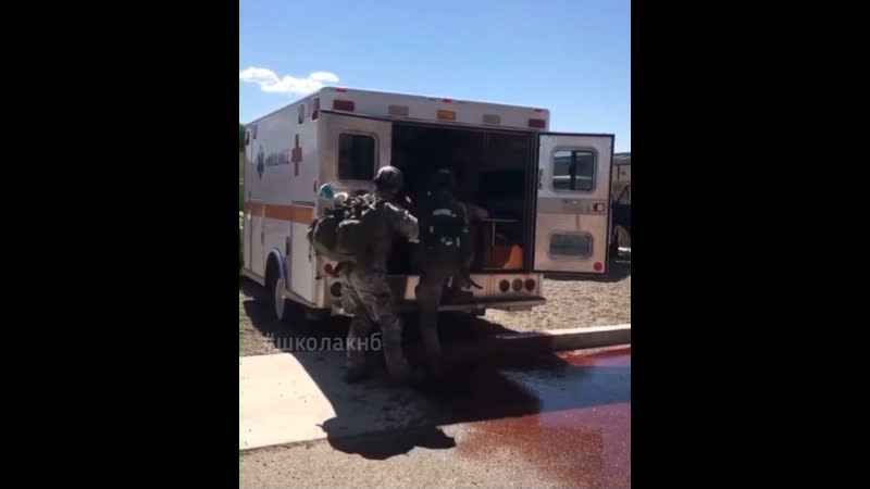 Тренироа военных санитаров #школакнб