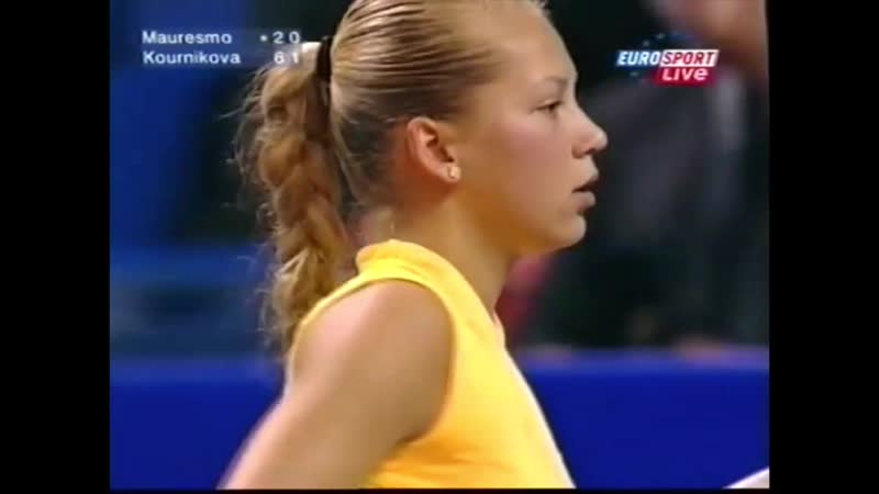 Anna kournikova vs amelie mauresmo quarter final gaz de france 2001
