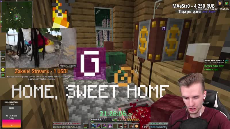 [zakviel streams] битва против самого сложного босса ада с 30 000 хп самый огромный босс в сборке || craft to exile