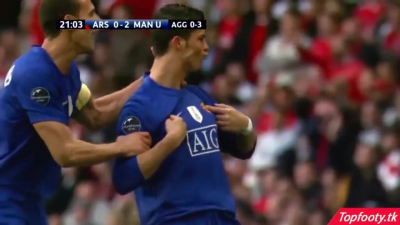 Onthisday in 2009, cristiano ronaldo destroyed arsenal in the champions league semi final