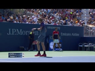 #теннис / usopen 2017 / #atp / #wta / видео top 5 лучших моментов матча рублев гоффен