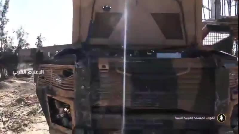 Лна подбила турецкую бронемашину "кипри"