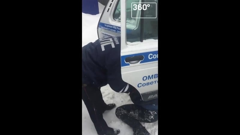 Задержание ехавшего из больницы водителя в югре (огого видео)