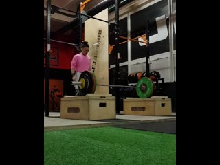 Squat snatch from blocks 73 kg