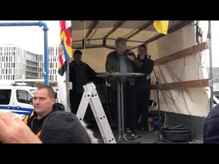 Stöckl live 2 live aus berlin grossdemo zum deutschen nationalfeiertag 🇩🇪