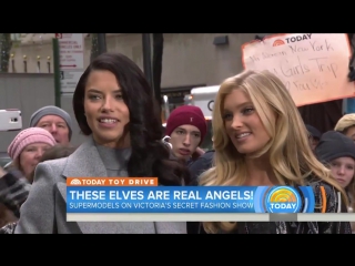Adriana lima, elsa hosk talk vs show | today
