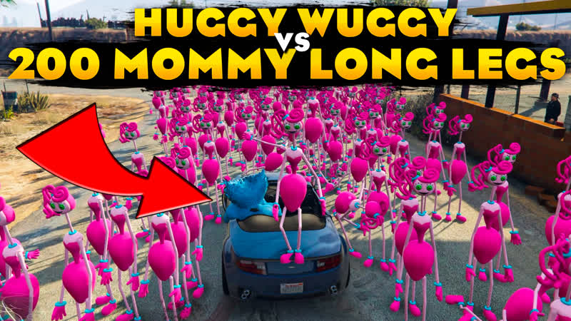 Huggy wuggy vs 200 mommy long legs
