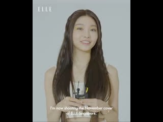 211028 'ellesingapore' instagram update with chungha