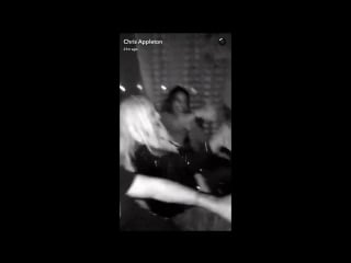 Chrisitna aguilera mawazine backstage afterparty