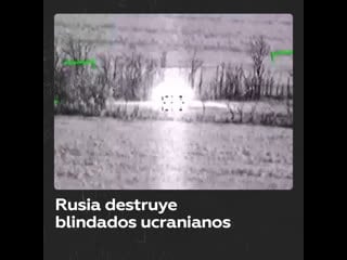 Rusia destruye blindados ucranianos con un misil guiado