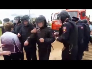 Антимусорный протест в щелканово 9 июня 2018