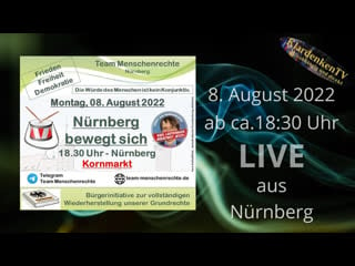 Live aus nürnberg; motto nürnberg bewegt sich