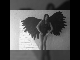Photoproject "wings of dark angel" backstage