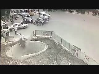 10 жёстких невезений снятых на камеру