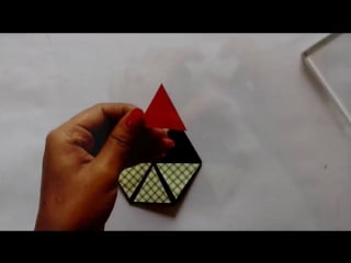 Hexaflexagon colour changing hexagon tutorial by srushti patil