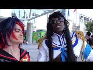 Anime expo 2014 куны косплеят тян черный кун хd