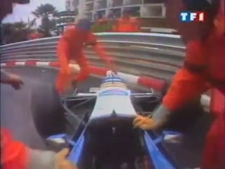 Luca badoer (forti) & jacques villeneuve (wiliams) (monaco 1996)