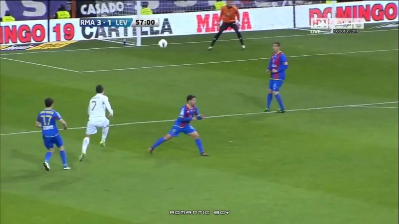 Шикарный гол криштиану роналду в ворота леванте (футбол, гол, кристиану, реал мадрид, лалига, наклбол)