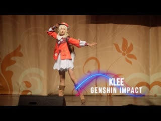 Klee genshin impact cosplay defile at autumn toguchi 2021