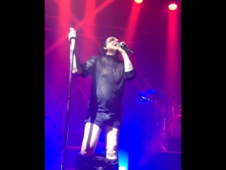 Marilyn manson taking his pants off during mobscene [live in phoenix, az, ]