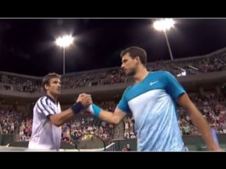 Grigor dimitrov vs tommy robredo 4 6, 6 1, 5 7 bnp paribas open indian wells (r32)