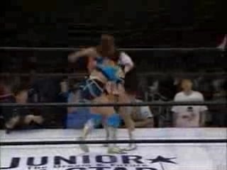 12 meiko satomura, rie tamada vs michiko omukai, chikako shiratori (5/18/1994)