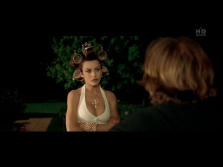 Eva grimaldi cleavage les anges gardiens (guardian angels, 1995)
