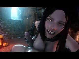 Serana handjob; masturbation; big boobs; big tits; 3d sex porno hentai; [skyrim; the elder scrolls v skyrim]