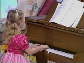 Thora birch age 8 plays piano 1990