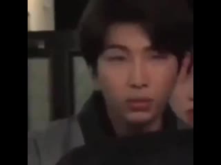 Namjoon’s face after hoseok spat out the ramen