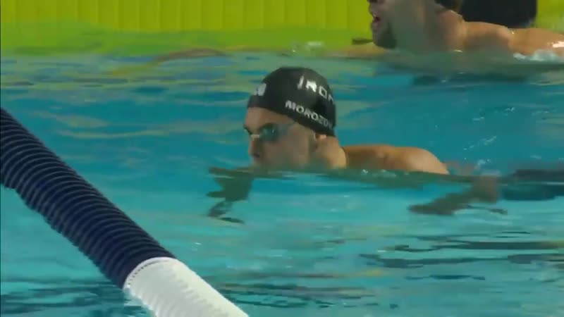 Morozov on fire v chalmers v adrian in mens 50m isl dallas