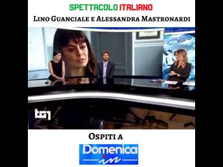 Alessandra mastronardi e lino guanciale al tg1