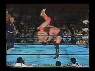 Kenta kobashi/the patriot vs steve williams/terry gordy [jip]