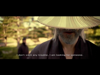 Косплей на самурая геральта из the witcher 3