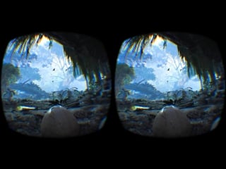 Vr dinosaur 3d jurassic vr video 3d sbs [google cardboard vr box 360] virtual re